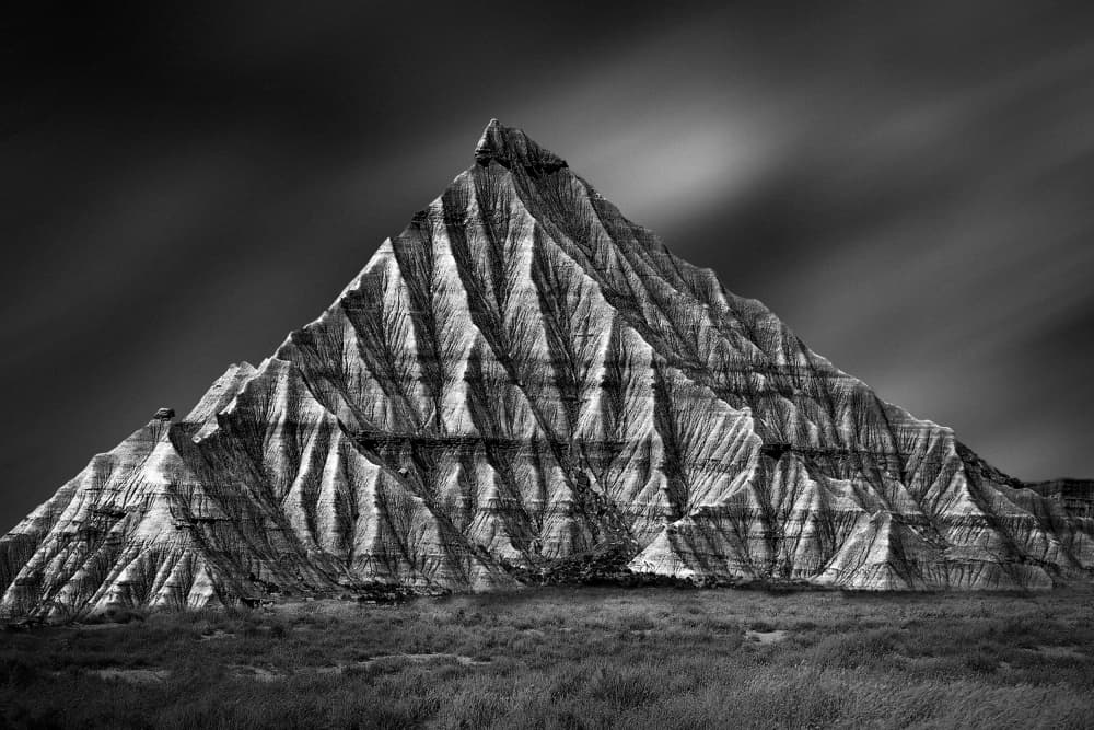 Dramatic Desert Mountain by Juan Antonio Palacios — canvas wall art