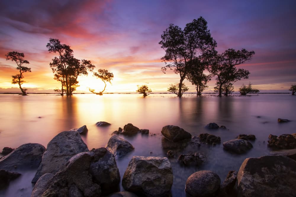 Coastal Sunset Serenity by Kurit Afsheen — canvas wall art
