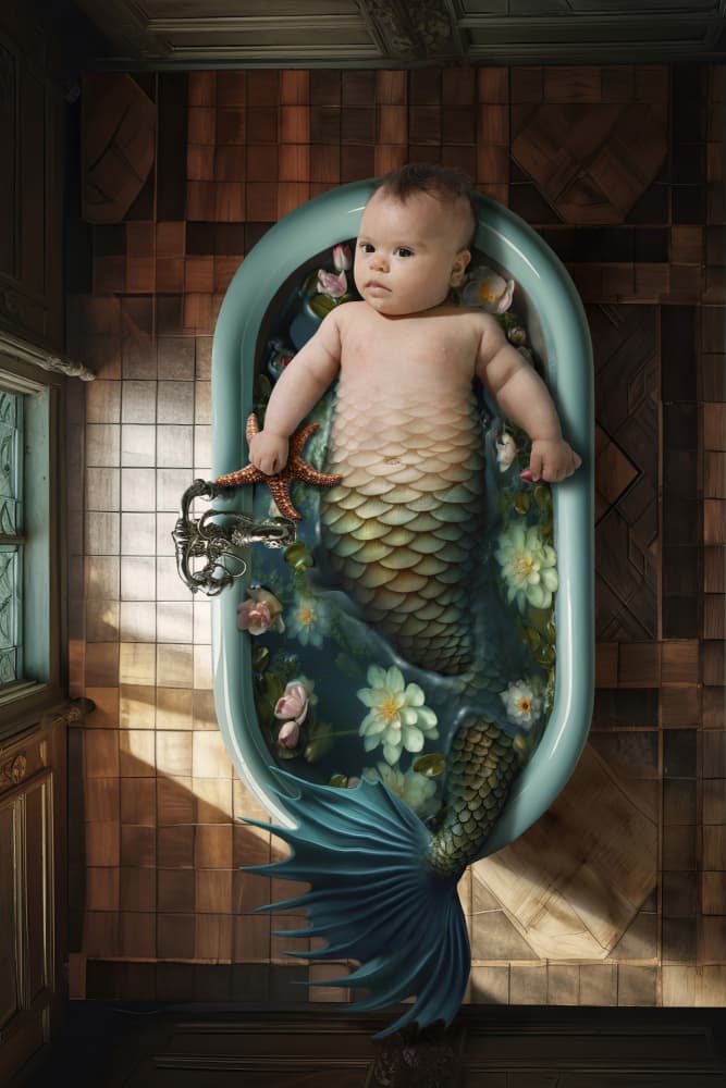 Baby Bruna II by DDiArte — canvas wall art