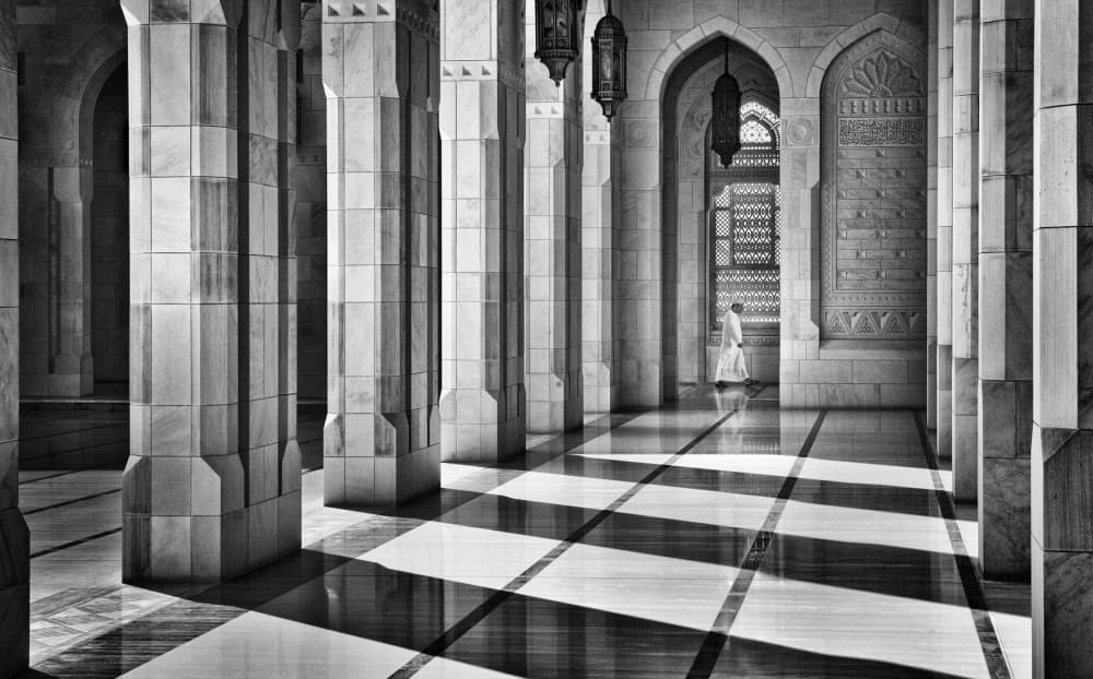 Grand Mosque Reflections by Izidor Gasperlin — canvas wall art