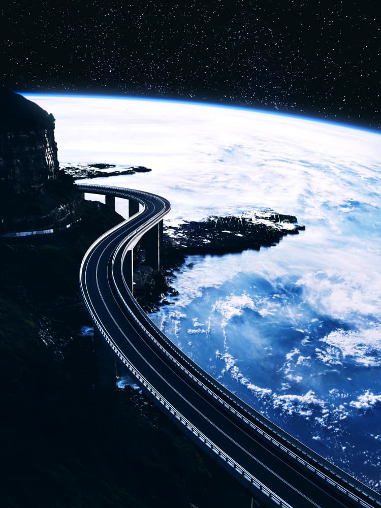Road To Infinity by Taudalpoi — canvas wall art