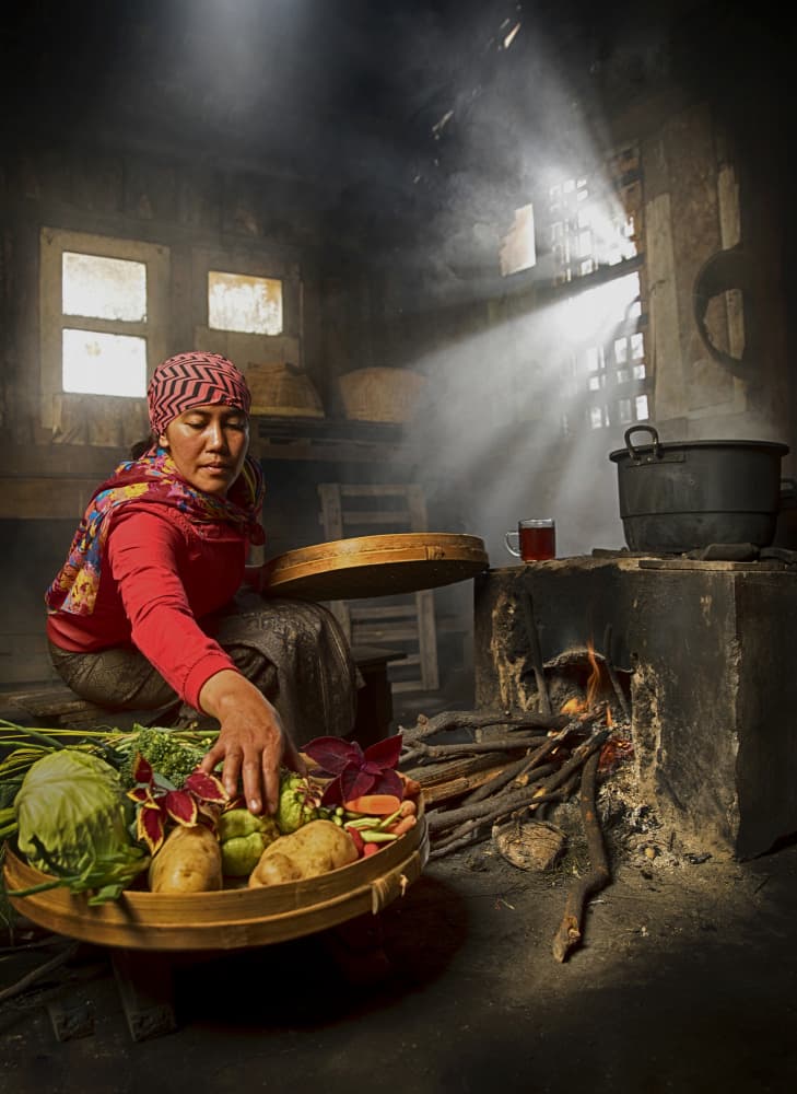Rustic Kitchen Life by Angela Muliani Hartojo — canvas wall art