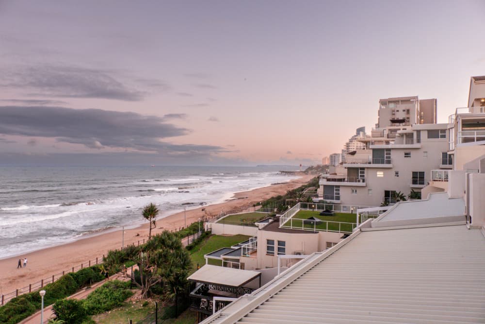 Coastal Buildings Serenity by Dan Edwards — canvas wall art