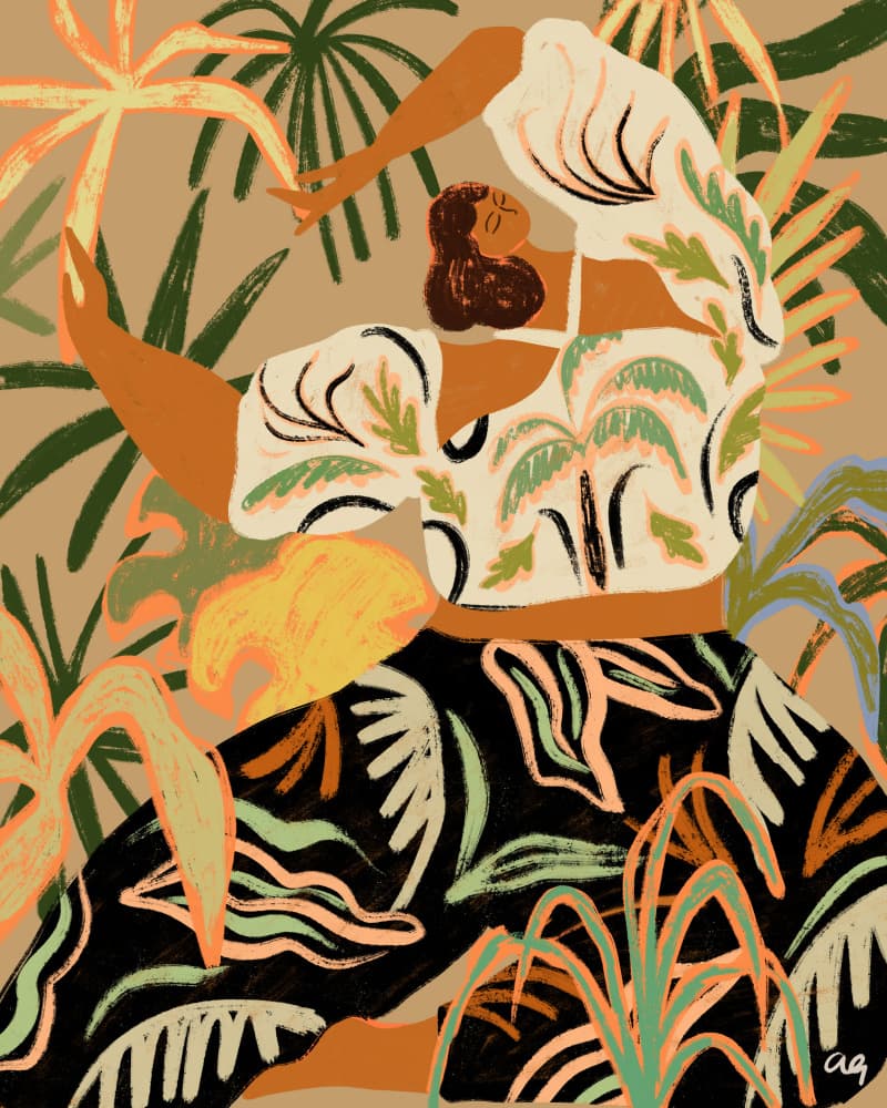 Nature Embrace by Arty Guava — canvas wall art