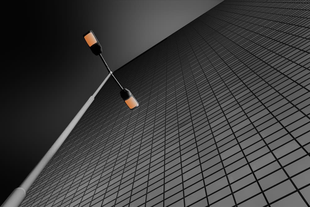 Modern City Glow by Rolf Endermann — canvas wall art
