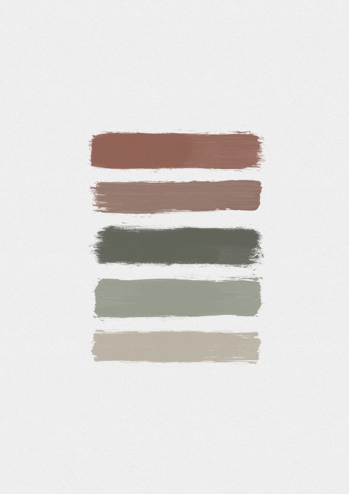 Ombre Earth Tones by Orara Studio — canvas wall art
