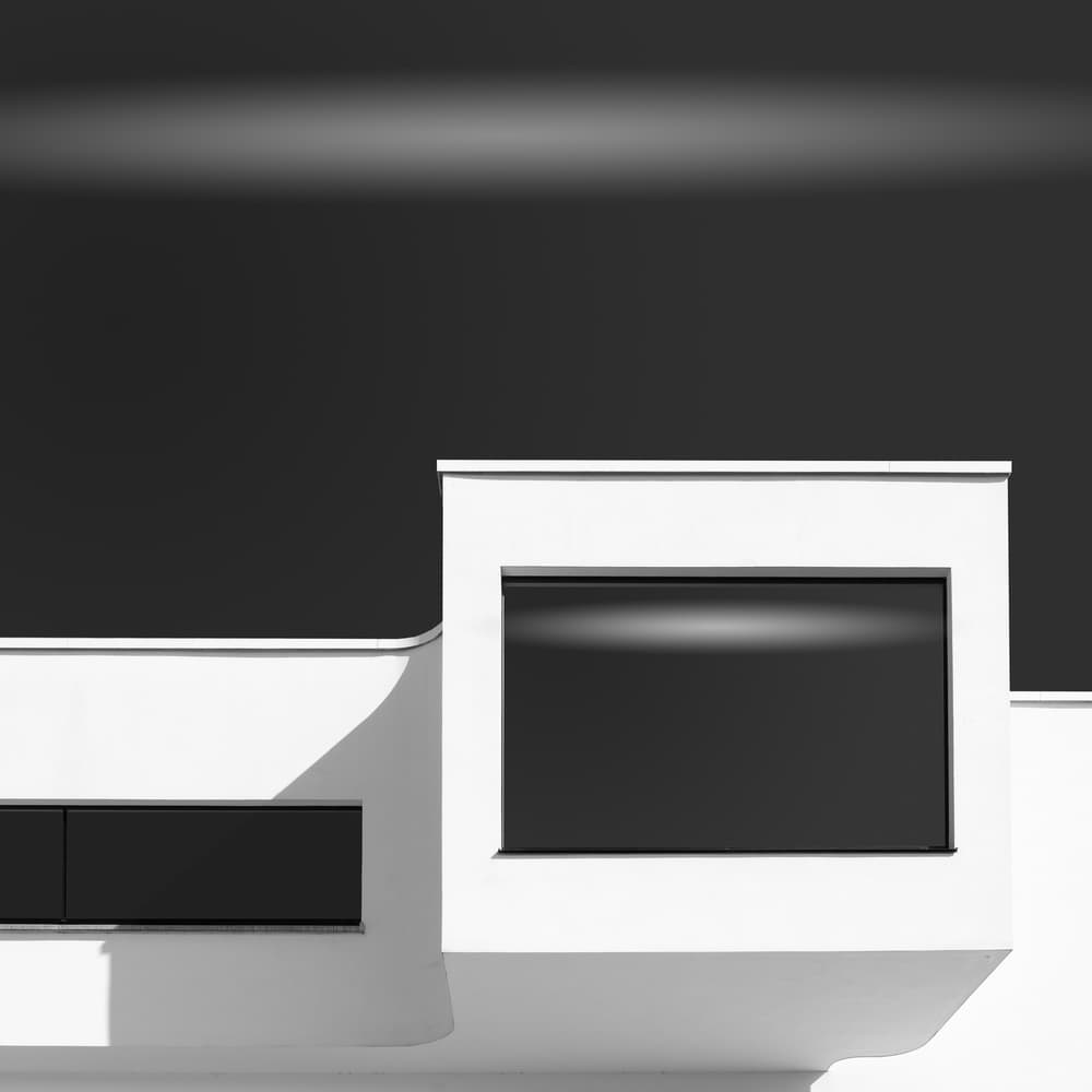 Minimalist Urban Geometry by Luc Vangindertael (laGrange) — canvas wall art