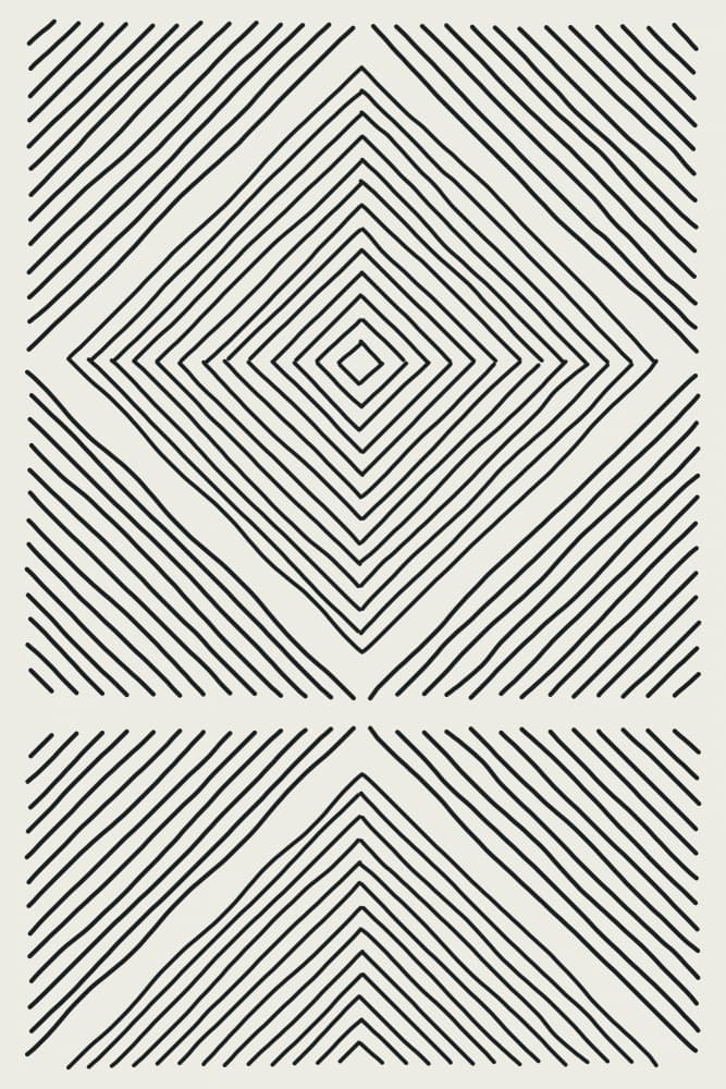 Tribal Diamond Pattern by jay stanley — canvas wall art