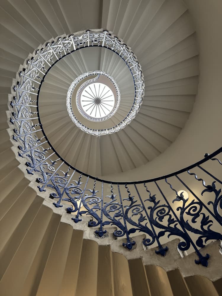 Grand Spiral Staircase by KIMIO KOBAYASHI — canvas wall art