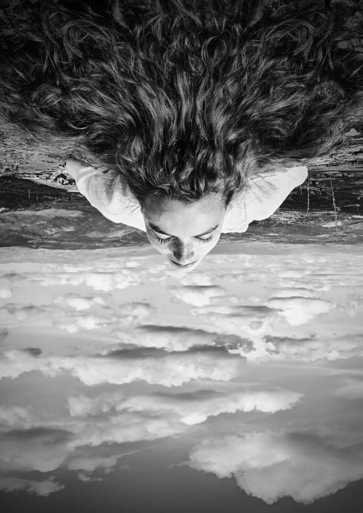 Surreal Cloud Reflection by Jorge Pena — canvas wall art