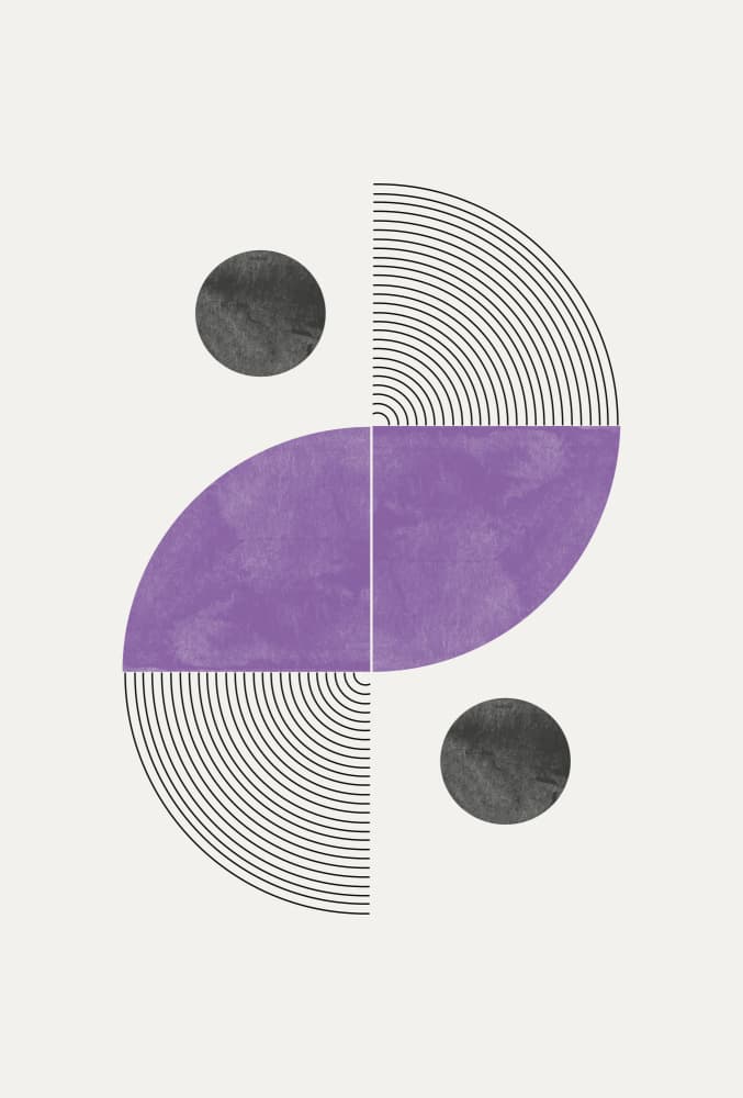 Geometric Harmony by THE MIUUS STUDIO — canvas wall art