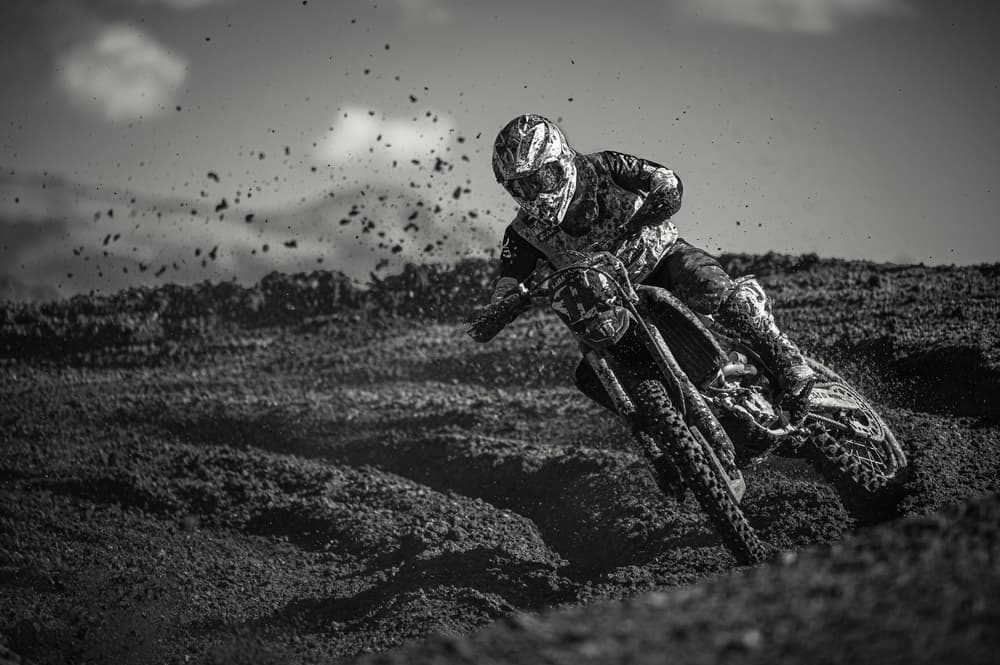Motocross Rider Action by Takumi Ikeda — canvas wall art