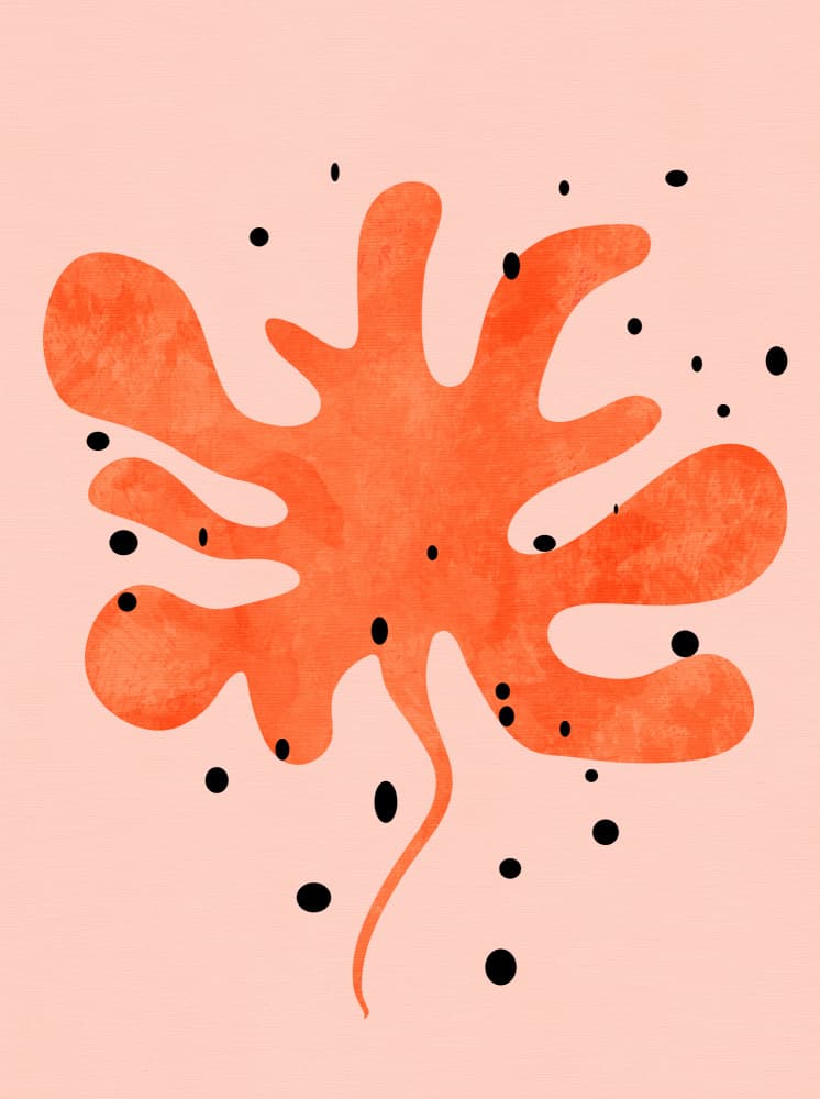 Aquarell Miro Shapes Kopie by Ana Rut Bre — canvas wall art