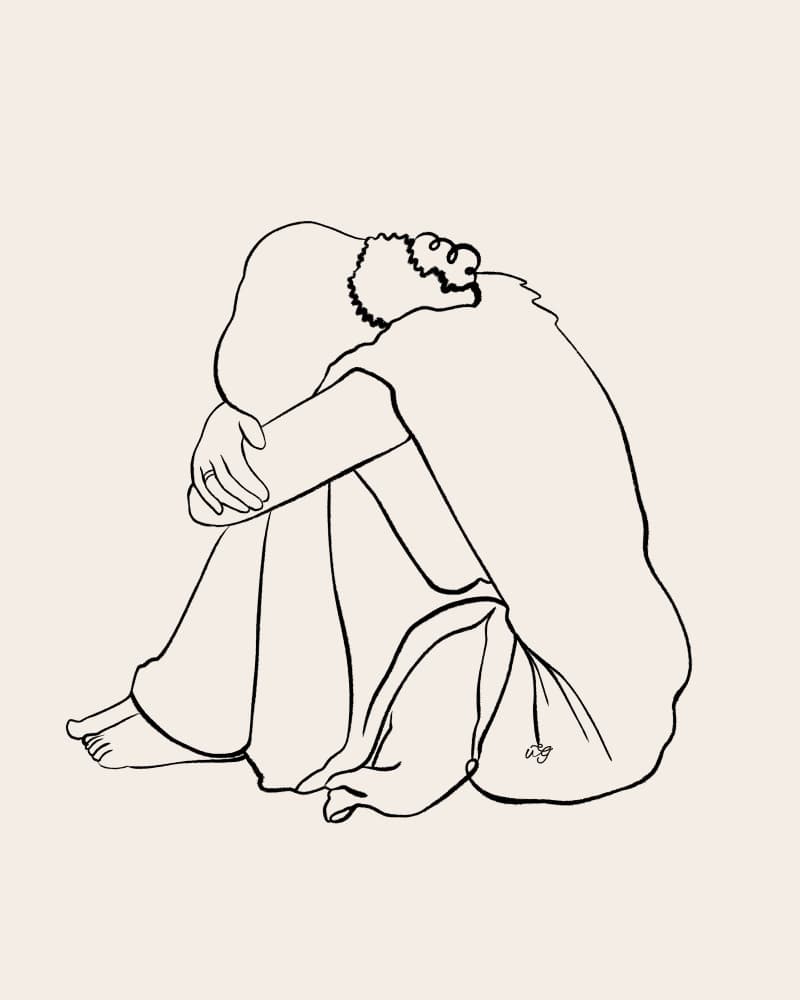 Quiet Solitude by Uma Gokhale — canvas wall art