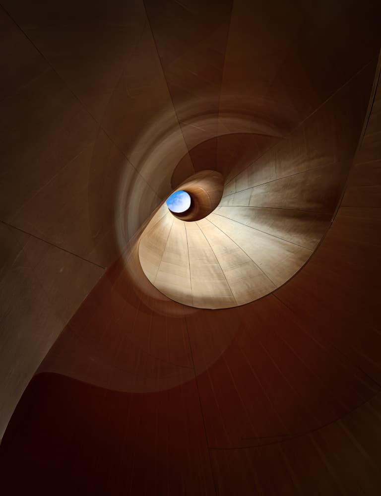 Abstract Spiral Sky by Larry Deng APA — canvas wall art