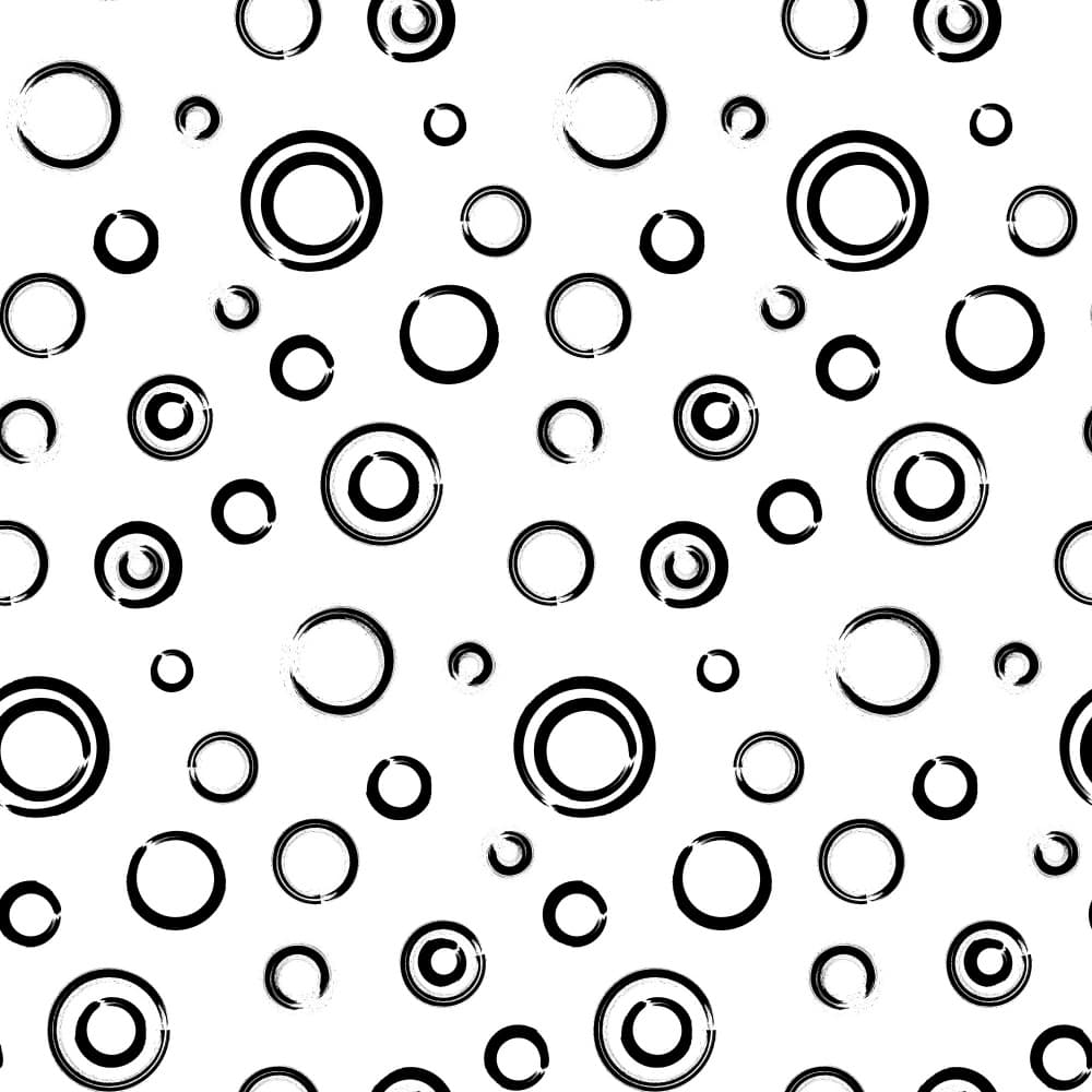 Hand Drawn Circles by Marika Barsrsind β canvas wall art