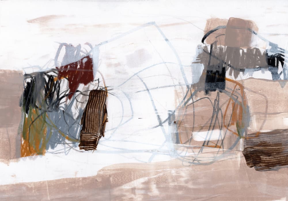 Modern Earthy Abstraction by uplusmestudio — canvas wall art
