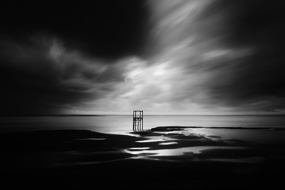 Isolated Beach Stand by Massimo Della Latta — canvas wall art