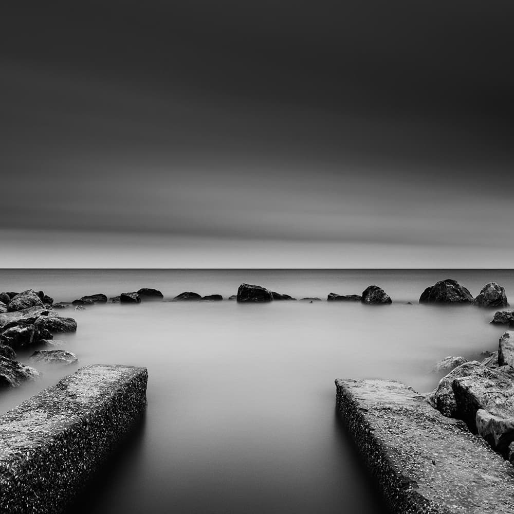 Tranquil Coastal Seascape by George Digalakis — canvas wall art