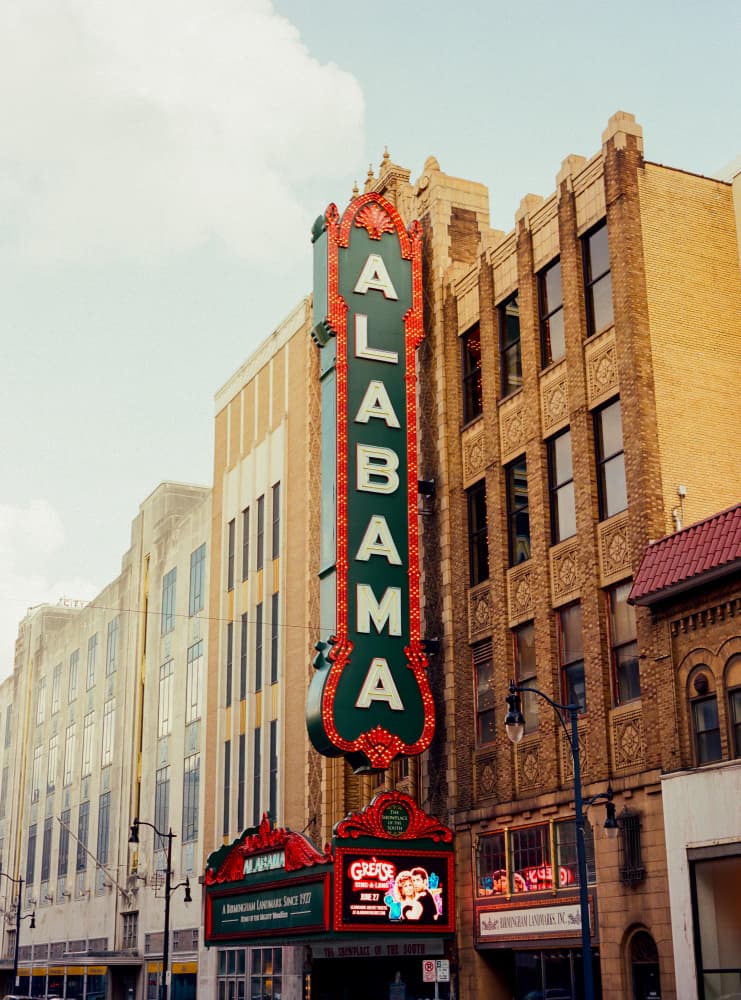 Historic Alabama Theatre by Bethany Young — canvas wall art