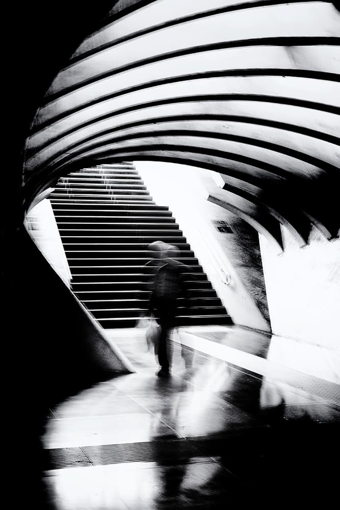 Urban Ascent Motion by Massimo Della Latta — canvas wall art