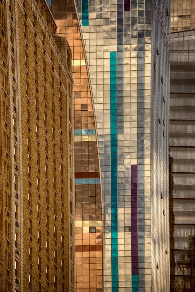 Urban Glass Reflections by Roxana Labagnara — canvas wall art