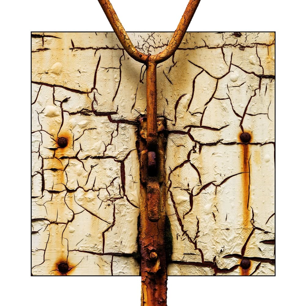 Rust and Cracked Paint by Eric Mattheyses — canvas wall art