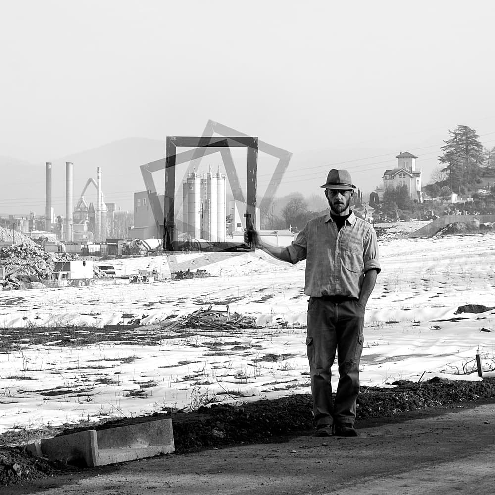 Framed Industrial Perspective by Carlo Ferrara — canvas wall art