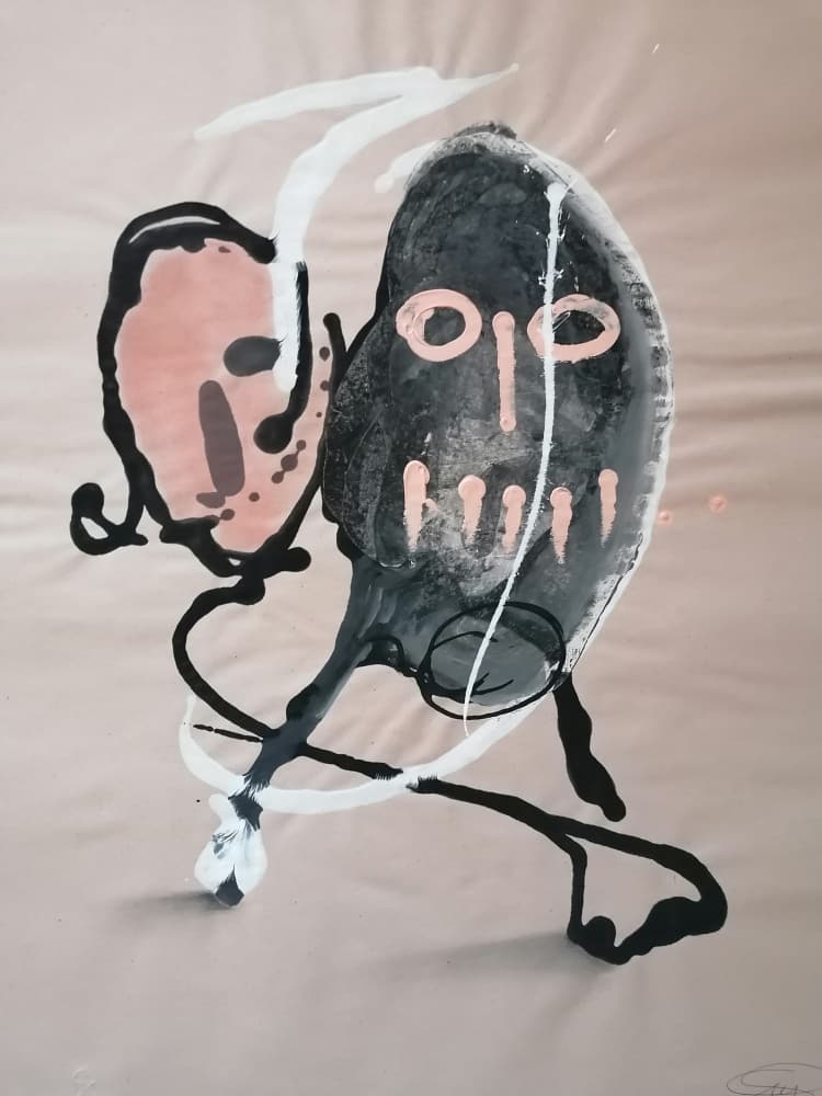 Expressive Abstract Faces by Stefano Mazzolini — canvas wall art