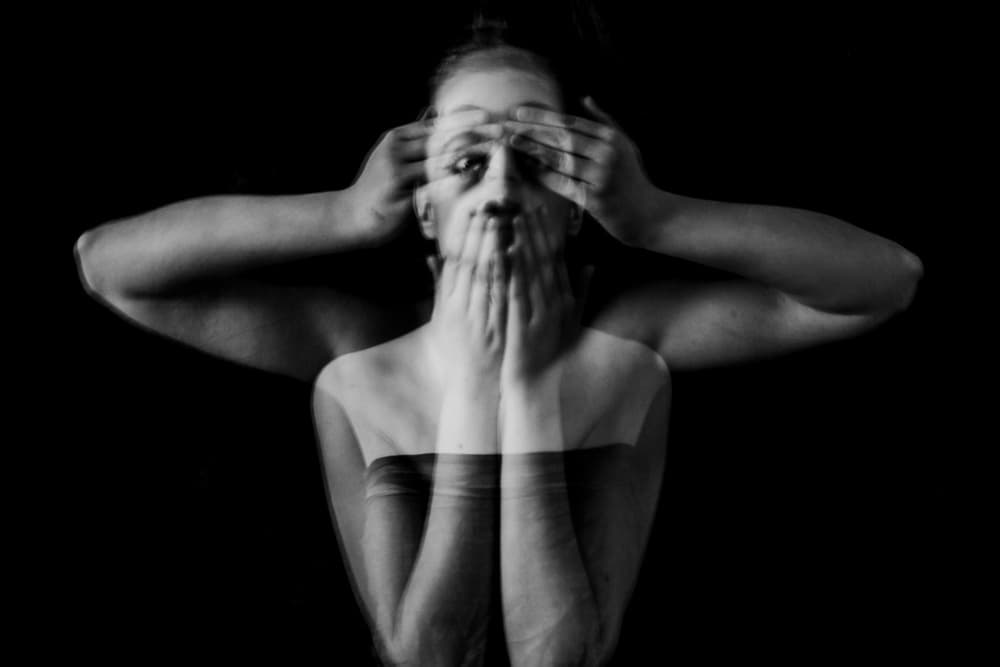Hidden Emotion Portrait by Bogdan Bouşcă — canvas wall art