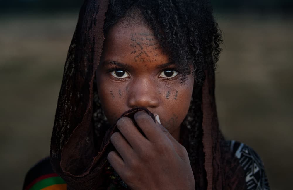 Young African Gaze by Joxe Inazio Kuesta Garmendia — canvas wall art