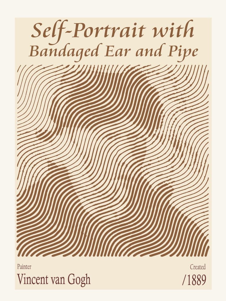 Iconic Bandaged Profile by Doa Project — canvas wall art
