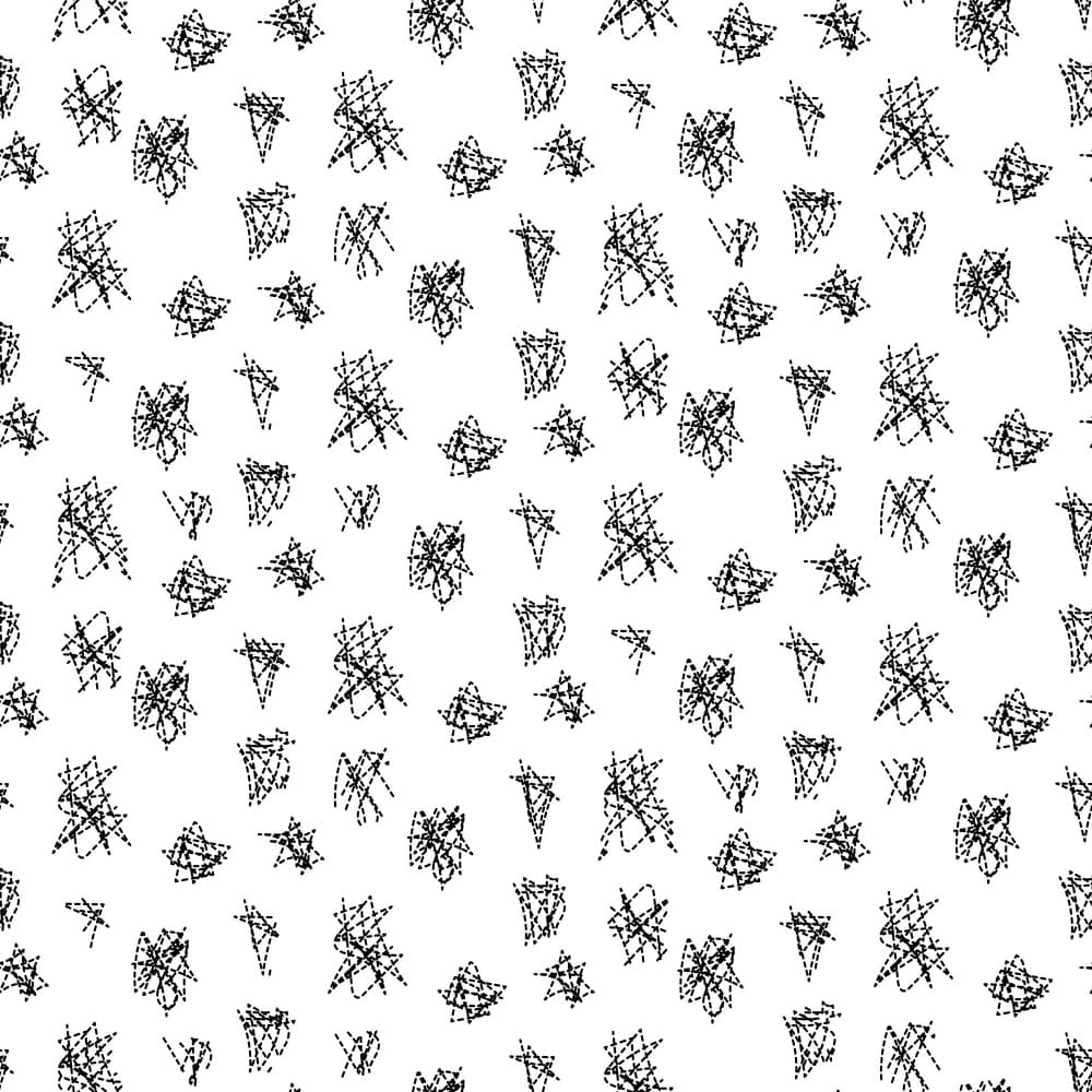 Monochrome Scribble Dots by Marika Barsrsind β canvas wall art