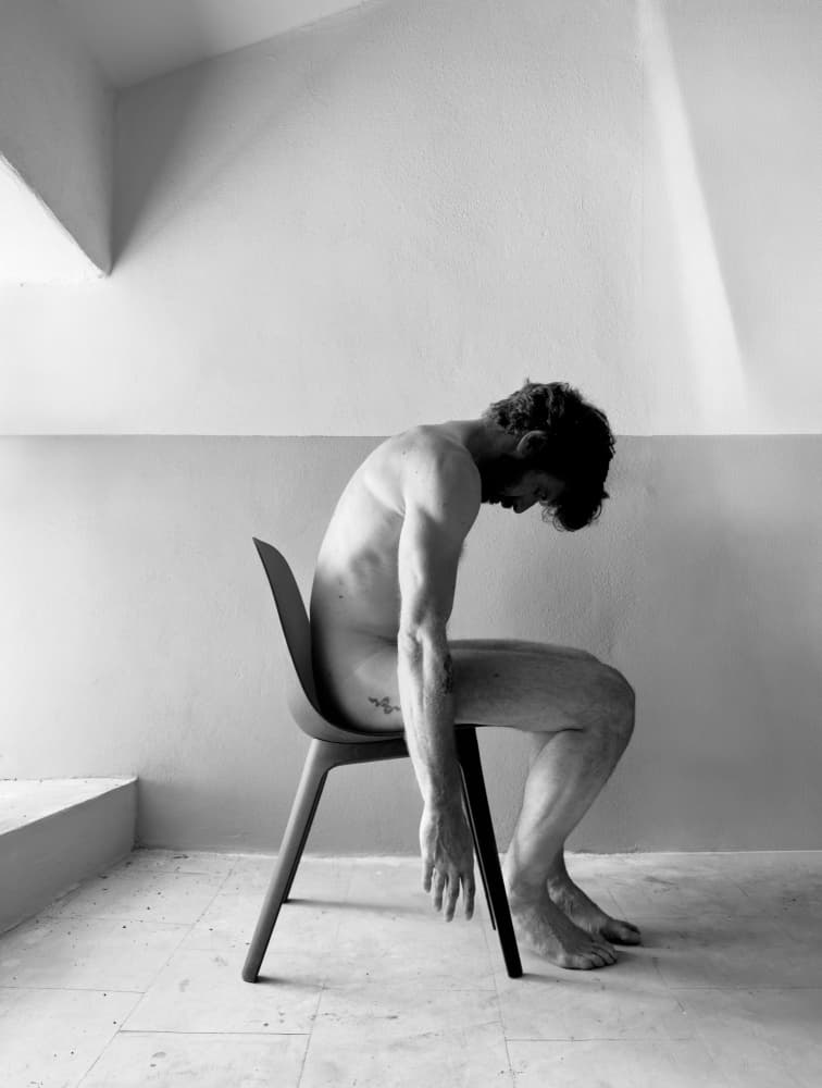 Quiet Male Nude by Davide Barzaghi — canvas wall art