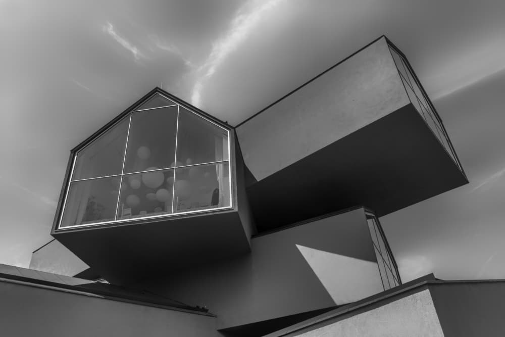 Striking Geometric Architecture by Urs Zimmermann — canvas wall art