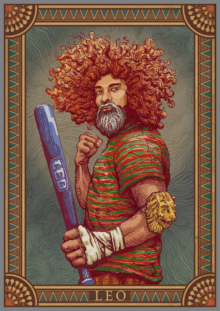 Powerful Leo Champion by Olga Galeeva — canvas wall art