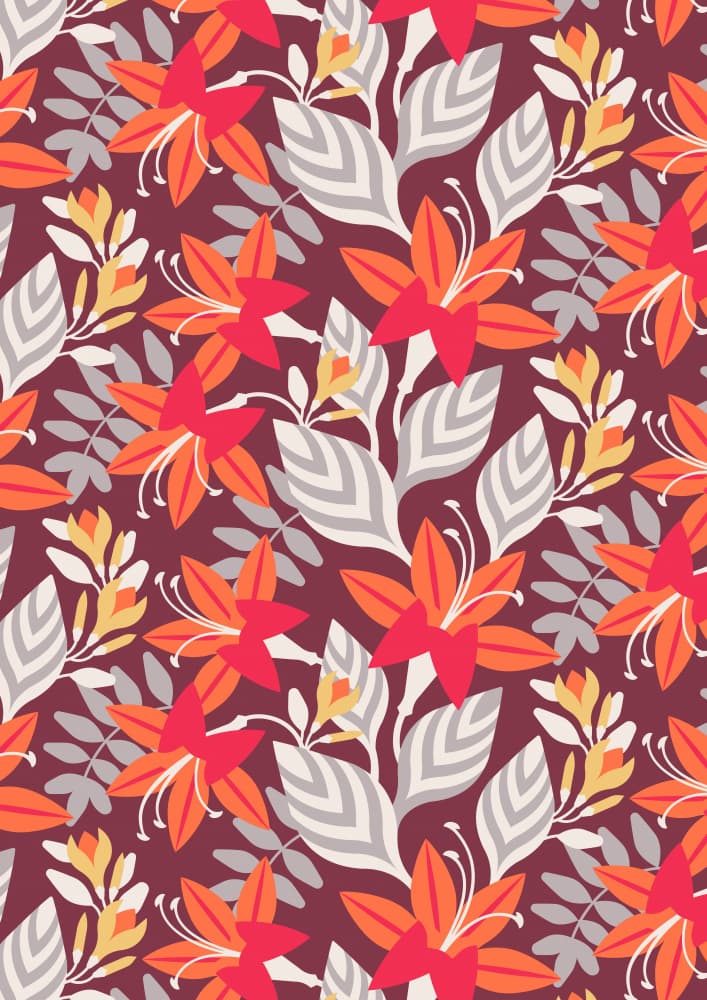 Autumn Floral Foliage by Tetiana Kava Illustration — canvas wall art