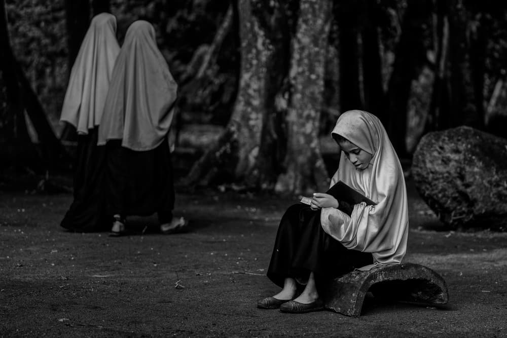 Peaceful Study Outdoors by Haitham AL Farsi — canvas wall art