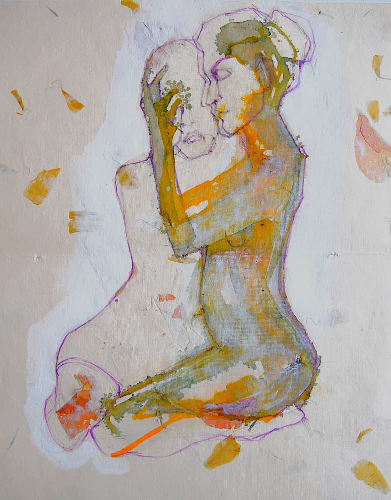 Tender Embrace by Doris Schmitz — canvas wall art