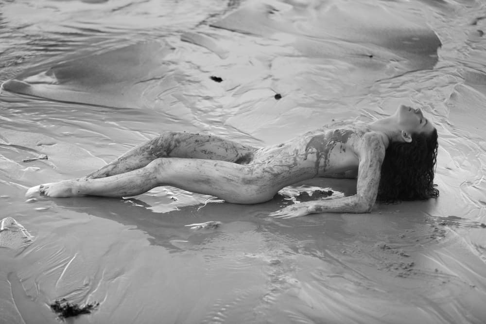 Serene Form In Mud by Mel Brackstone — canvas wall art