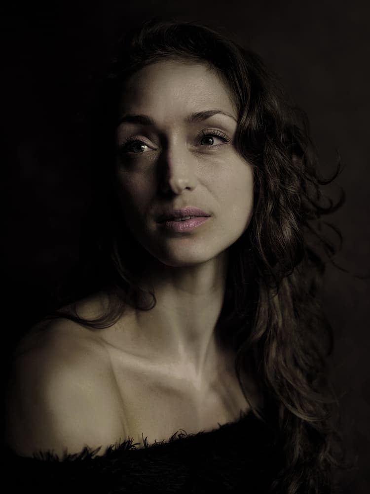 Elegant Dark Portrait by Jacob Tuinenga — canvas wall art