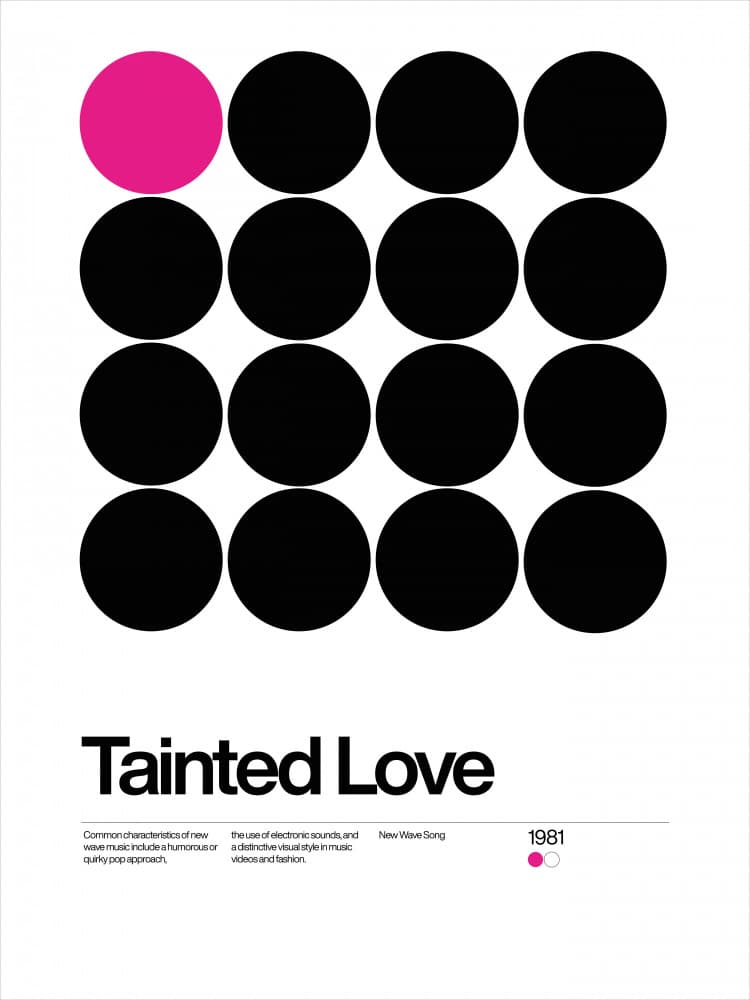 Tainted Love Grid by David Vineïs — canvas wall art