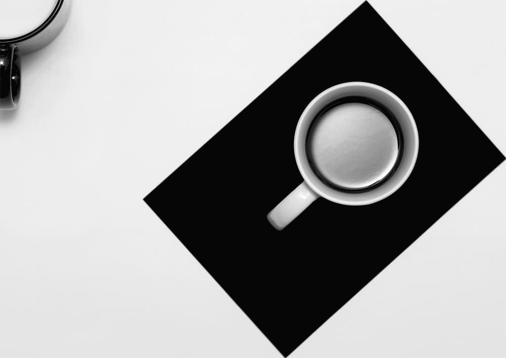 Minimalist Coffee Geometry by Jozef Kiss — canvas wall art
