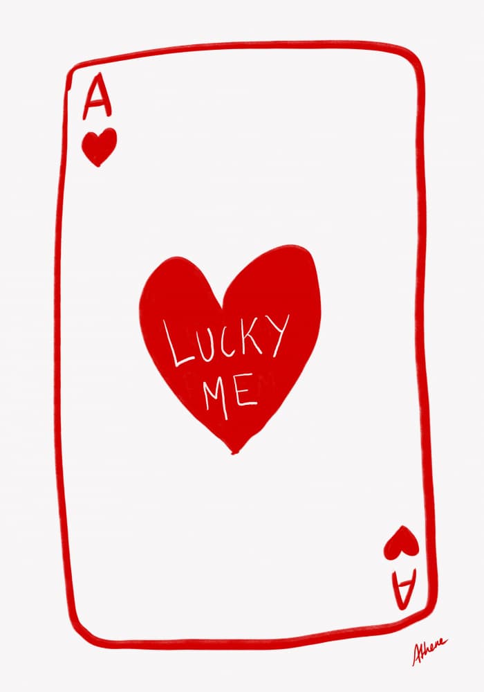Lucky Me by Athene Fritsch — canvas wall art