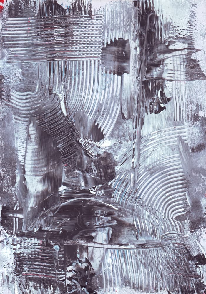 Modern Grey Textures by Rafal Kulik — canvas wall art