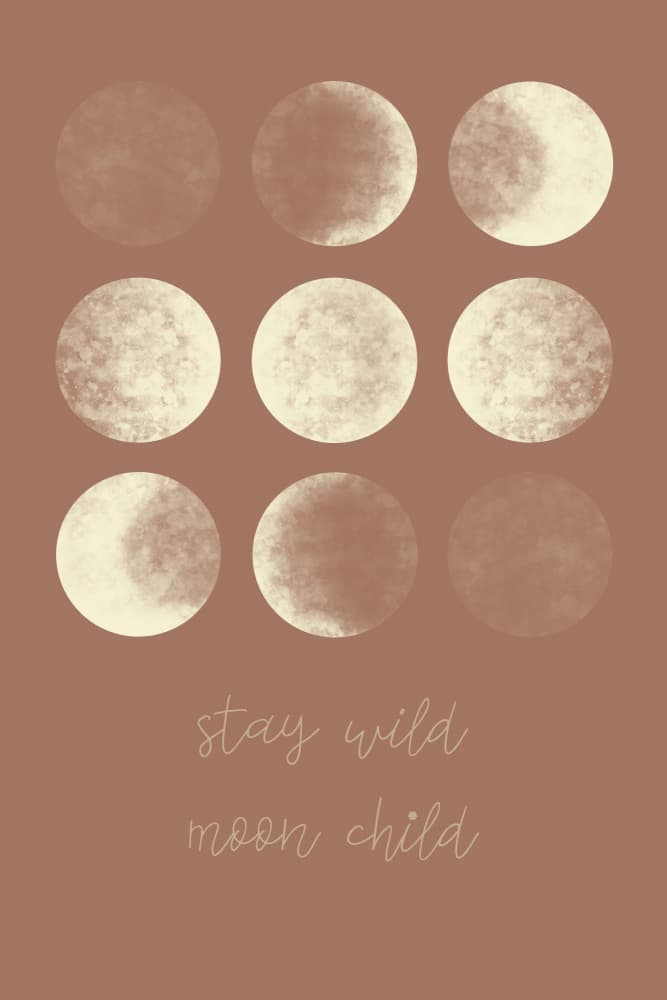 Stay Wild Moon Child by EMELIEmaria — canvas wall art