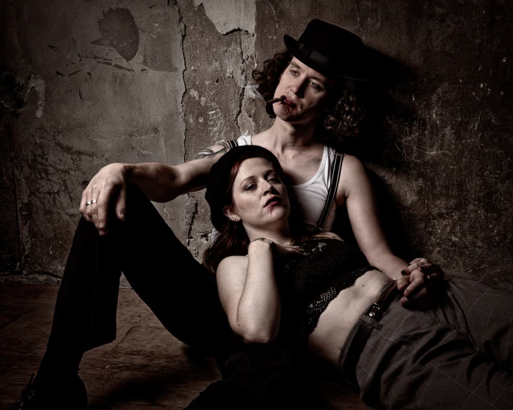 Gritty Urban Couple by Ineke Mighorst — canvas wall art
