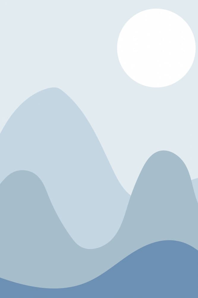 Serene Blue Landscape by jay stanley — canvas wall art