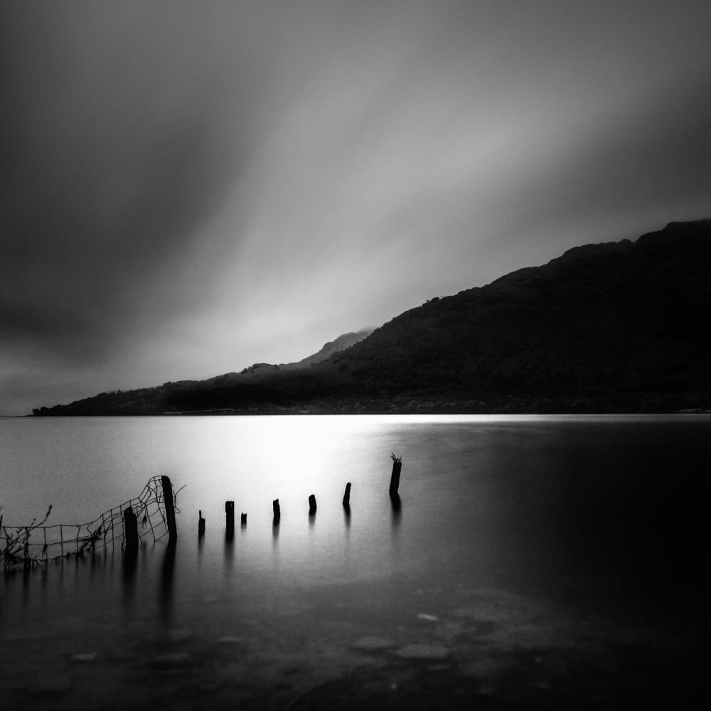 Moody Lake Landscape by Christian Meermann — canvas wall art