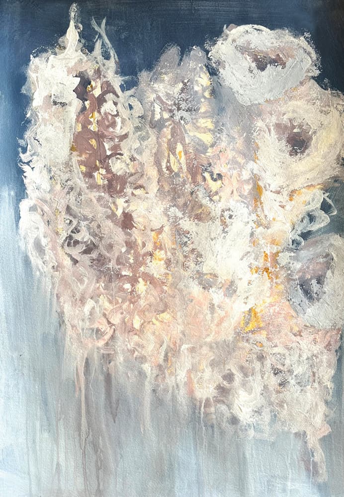 Dreamy Abstract Flow by Breanna Megan Studio — canvas wall art
